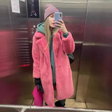 Luxury Faux Rabbit Fur Winter Overcoat