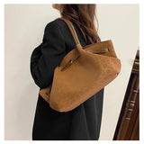 2025 Leopard Print Suede Women Tote Bag with Inner Pocket Underarm Bag Large Capacity Satchel Bag for Work Travel Purses Handbag