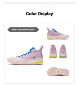 361 Degrees Joker 1 Men Basketball Shoes New Leather Breathable Shock-Absorbing Non-slip Wear-resistant Male Sneakers 672511104F
