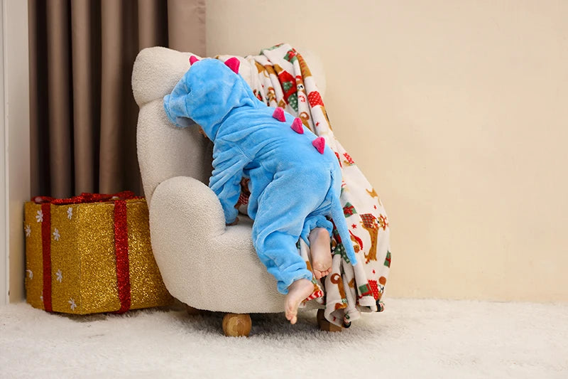 Plush Hooded Baby Winter Romper