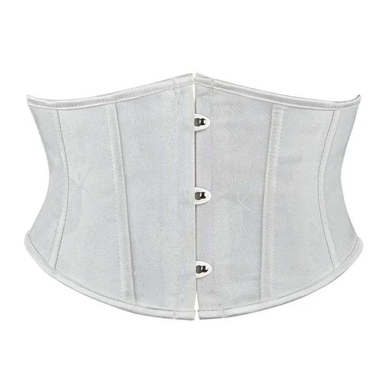 Underbust Leather Waist Trainer – Gothic Lace-Up Bustier & Shapewear
