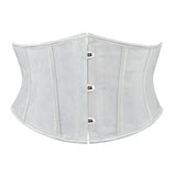 Underbust Leather Waist Trainer – Gothic Lace-Up Bustier & Shapewear