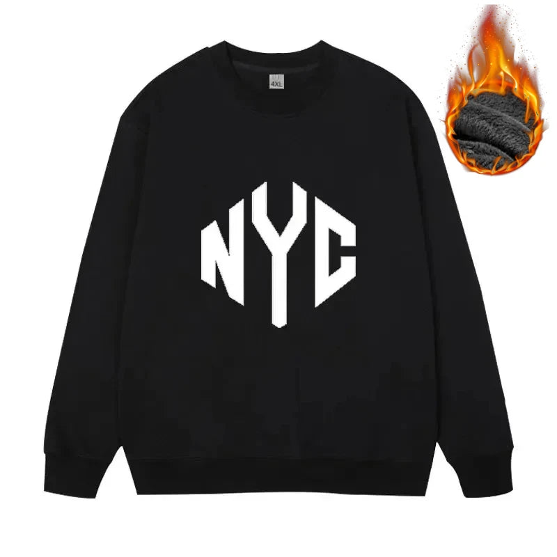 Men's Plus Size Fleece Sweatshirt XL–7XL