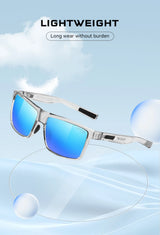 KDEAM Oversized Men's Sunglasses Polarized TR90 Big Size Sun Glasses Width 160mm Protective Case Included KD0737 MAX