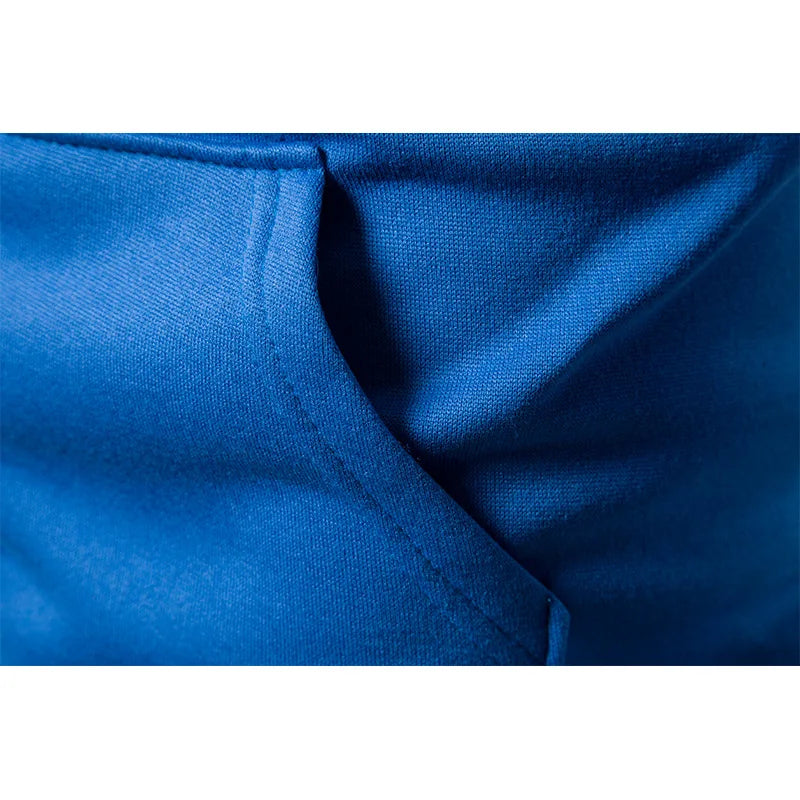 Men’s Slim Fit Polka Dot Zip Hoodie