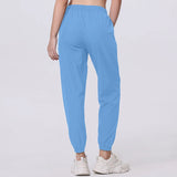 Women's Ankle-Length Harem Pants with Pockets