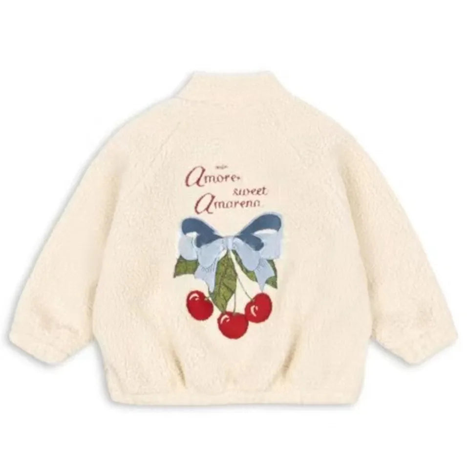 Kids' Sequin Lambswool Winter Jacket