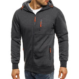 Men’s Slim-Fit Zippered Hoodie