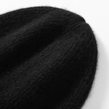 MERRILAMB 100% Cashmere Knit Beanie – Unisex Winter Hat