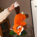 Plush Animal Cuddle Pillow – Raccoon, Fox & Red Panda