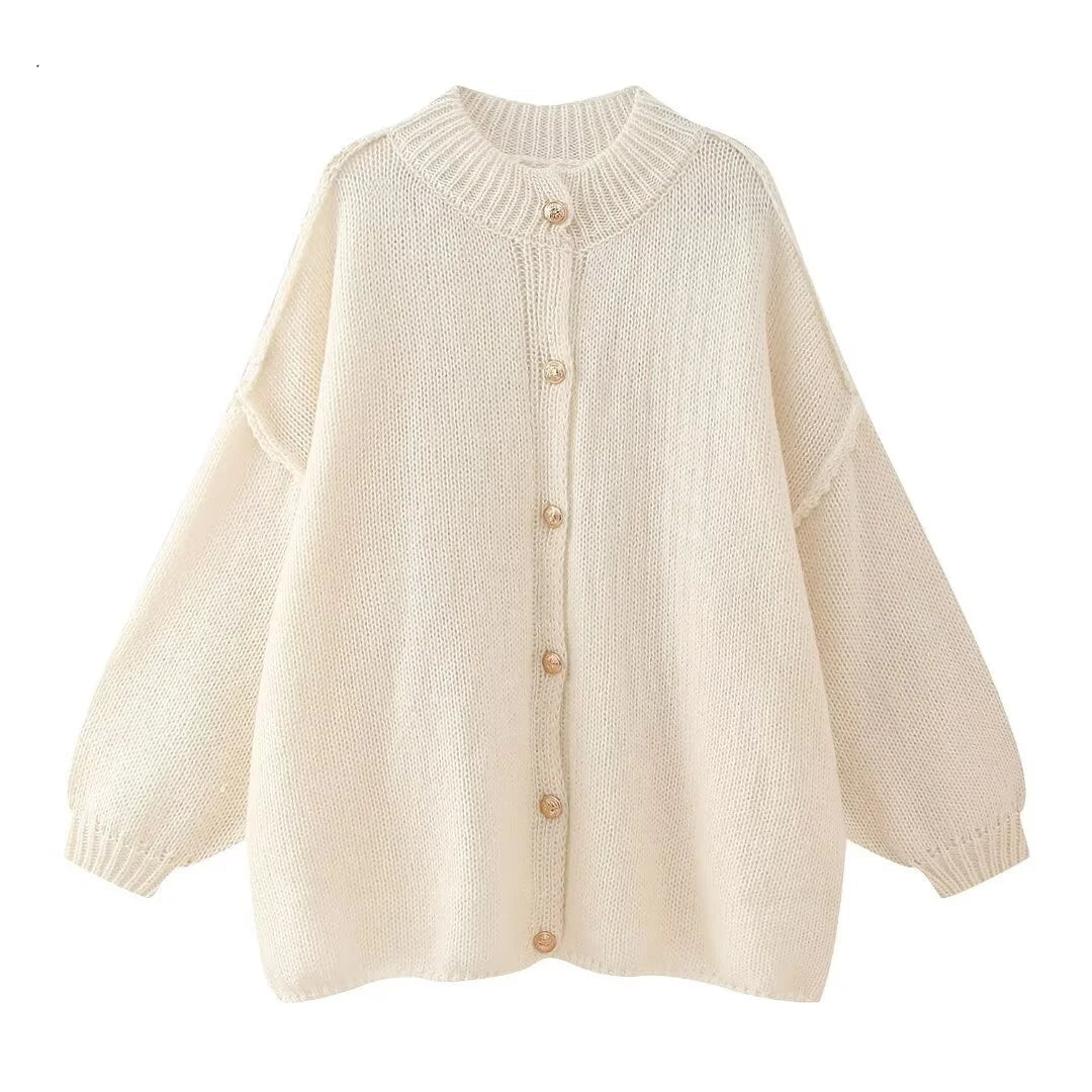 Women's Button-Down Knit Cardigan