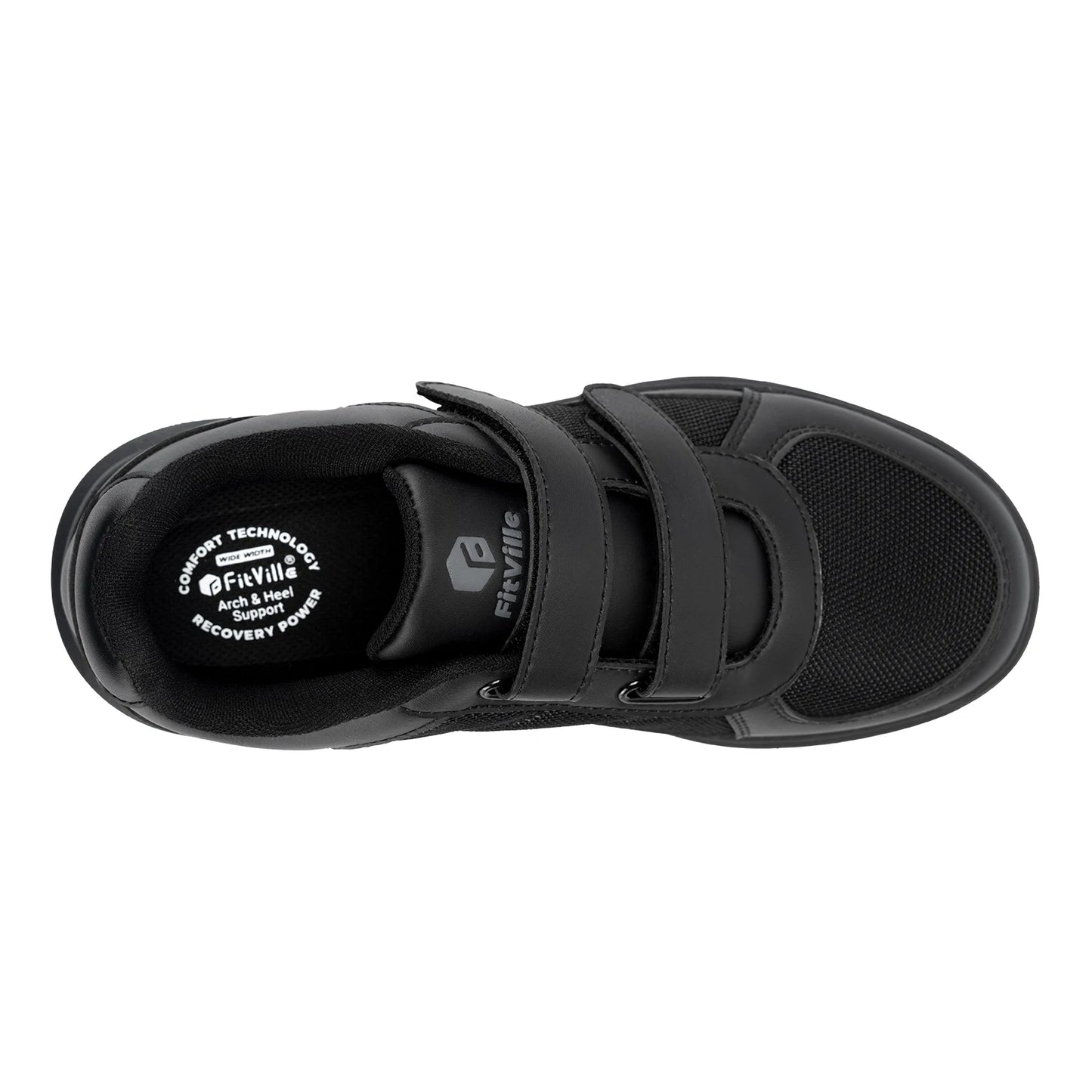 FitVille Diabetic Shoes for Men Extra Wide Width Elder Mens Diabetic Shoes for Neuropathy Swollen Feet Shoes Pain Relief