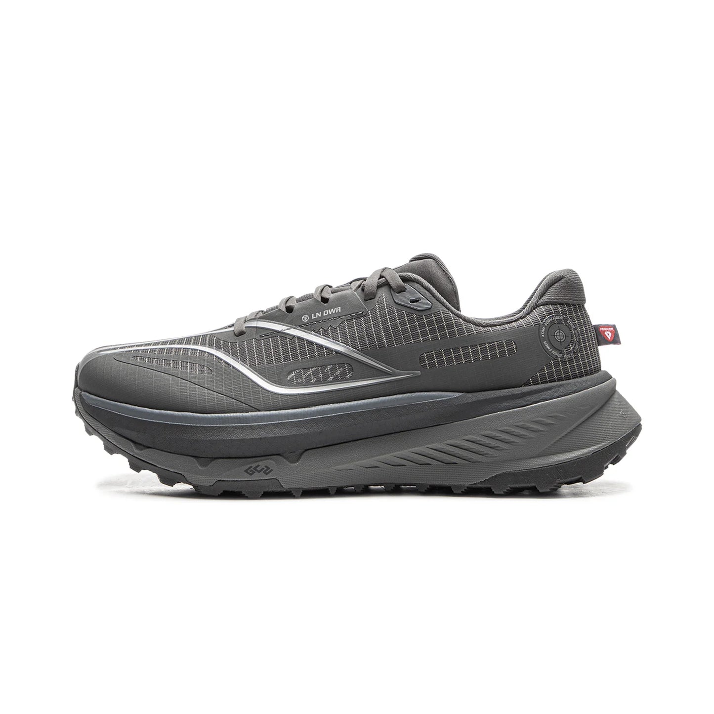 Li-Ning Men's DI LU 2 Trail Running Shoes XTRM-BOOM FIBER Cushion LN DWR Water Repellent LiNing Anti-slip Sports Shoes ARNV009