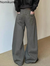 Women's Vintage High-Waist Wide-Leg Jeans