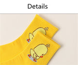 Dancing Duck Cartoon Art Socks