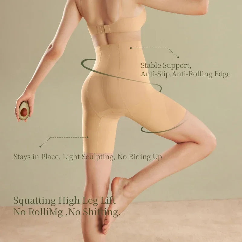 Seamless High Waist 3D Butt-Lifting Shapewear Shorts