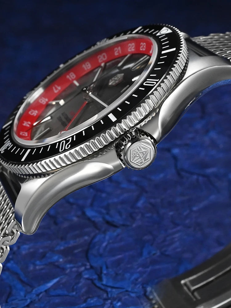 San Martin 41mm GMT Dive Watch – NH34 Automatic