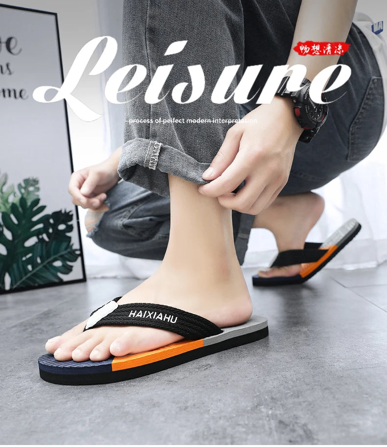 Men's EVA Flip Flops — Lightweight Non-Slip Beach & Indoor Slides