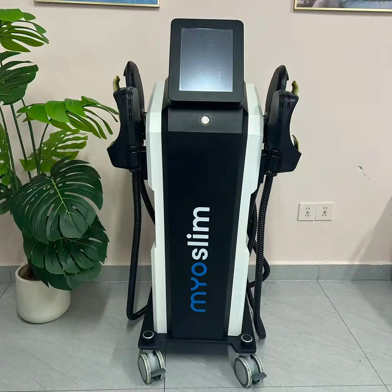 Myoslim Slimming Machine EMS Body Sculpt Machine Electromagnetic Stimulate Sculpting Muscle Fat Burning Weight Lose Equipmen