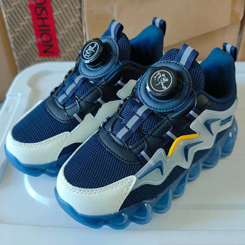 Kids' Lightweight Mesh Running Sneakers