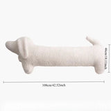 2025 Cartoon Animal Dachshund Pillow Plush Sausage-shaped Pillow Cute Cushion Nap Pillow Lumbar Pillow Bedroom Neck Pillow