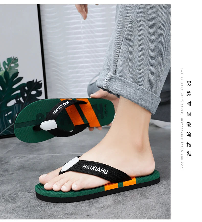Men's EVA Flip Flops — Lightweight Non-Slip Beach & Indoor Slides