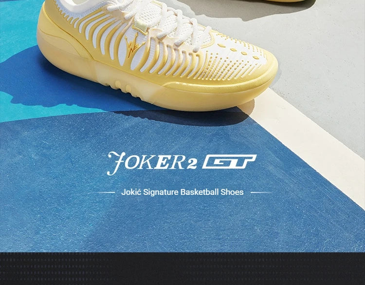 361 Degrees Joker 2 GT Men Basketball Shoes New Trendy Leather Breathable Shock-Absorbing Wear-resistant Male Sneakers 672611111