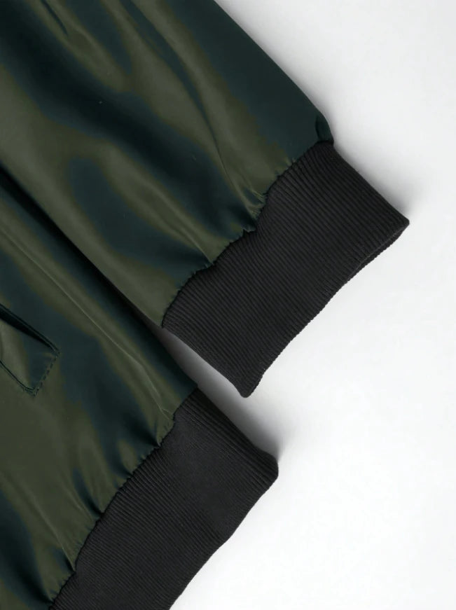 Men's Lightweight Zip-Up Baseball Collar Jacket