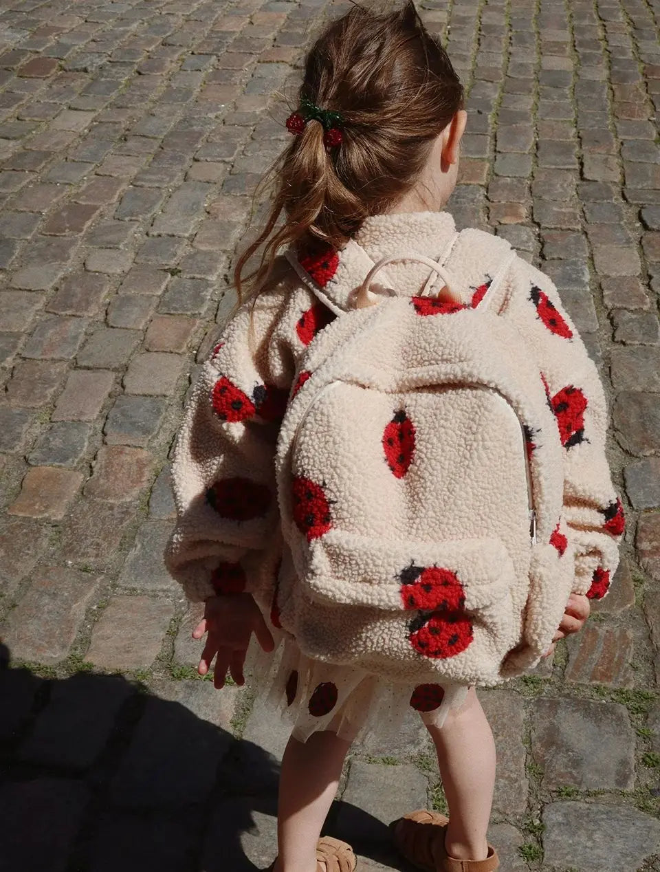 Kids' Sequin Lambswool Winter Jacket