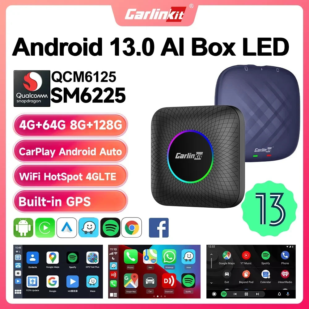 CarlinKit Wireless CarPlay & Android Auto AI Box