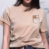 Bubu and Dudu Women’s Fashion Cartoon Tee - Casual Streetwear Designer Crop Top