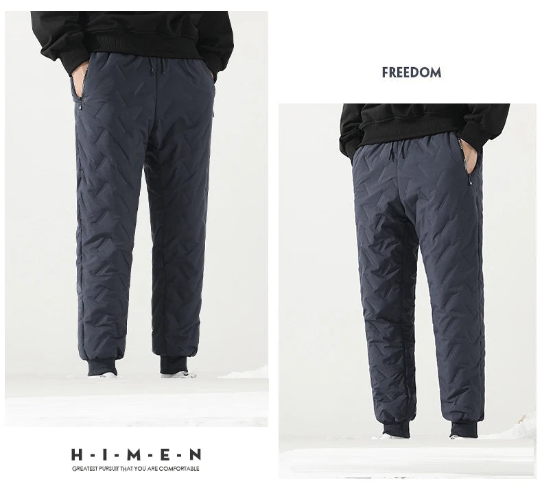 Men's Fleece-Lined Winter Joggers