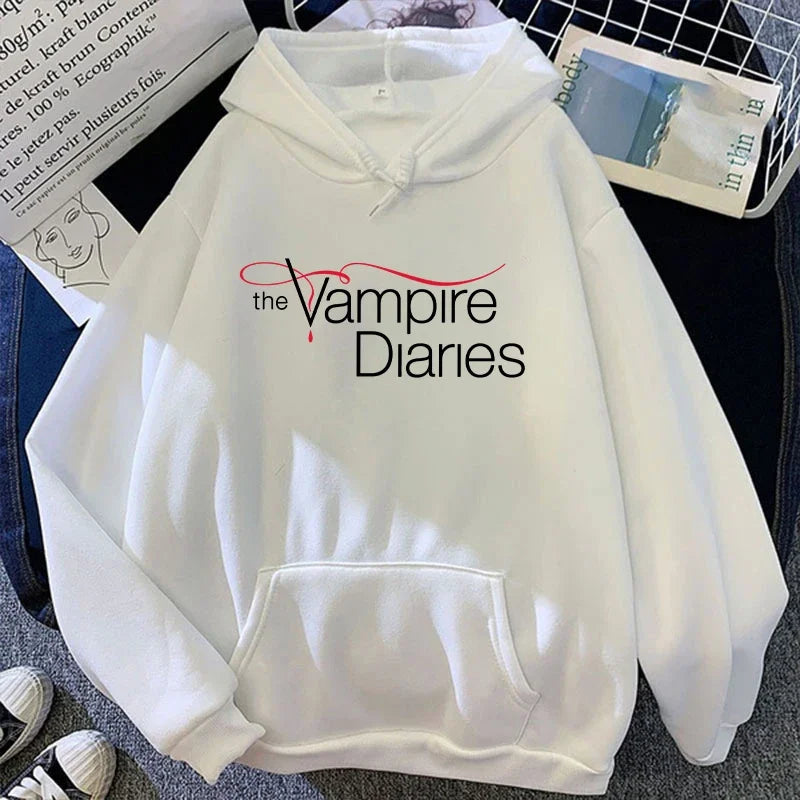 The Vampire Diaries Fleece Pullover Hoodie