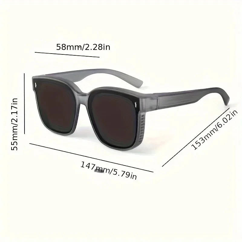 Polarized Anti-Glare Fit Over Sunglasses for Men and Women – Fashion Driving Beach & Travel Eyewear, UV400 Protection Shades