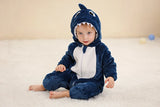 Plush Hooded Baby Winter Romper