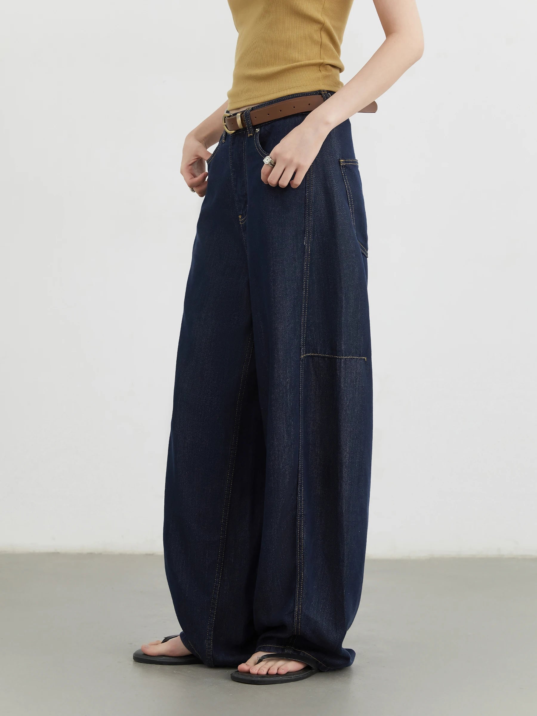 Women's High-Waist Wide Leg Denim Jeans | Relaxed Fit