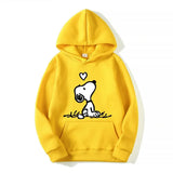Retro Snoopy Cartoon Pullover Hoodie