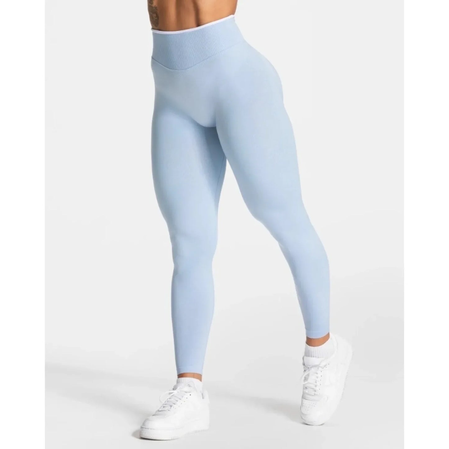 High-Waist Seamless Yoga Leggings