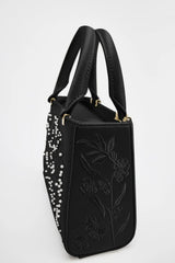 Floral Pearl Mini Duffel Bag
