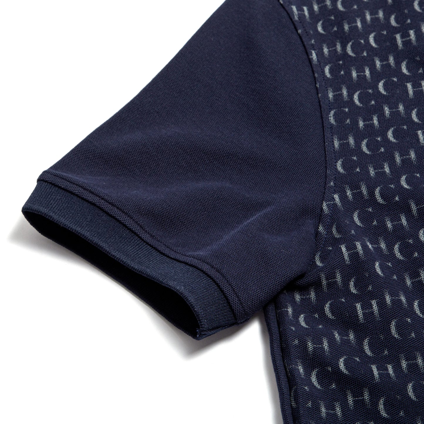 Men's Cotton Polo Shirt – Short Sleeve Patchwork Tee