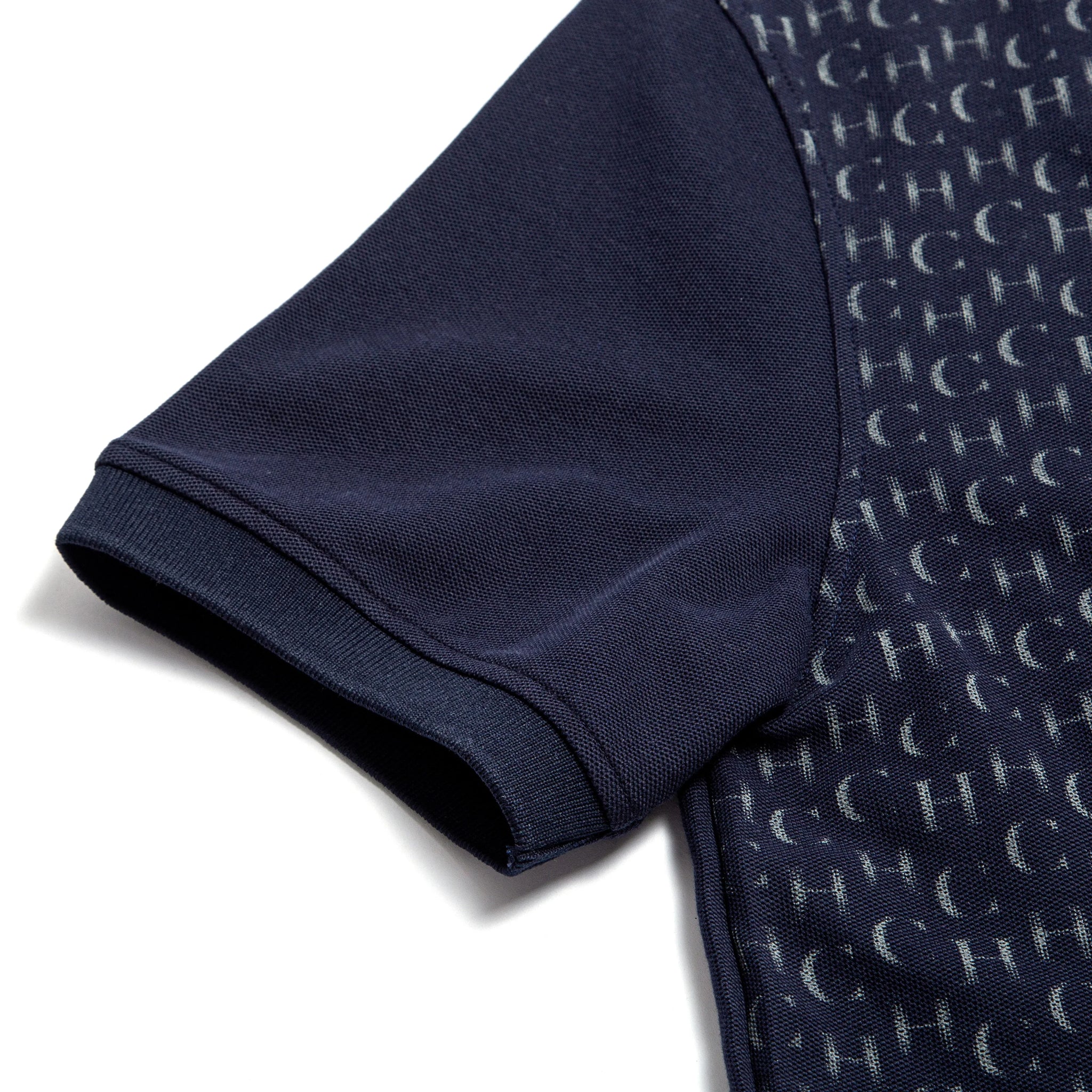 Men's Cotton Polo Shirt – Short Sleeve Patchwork Tee