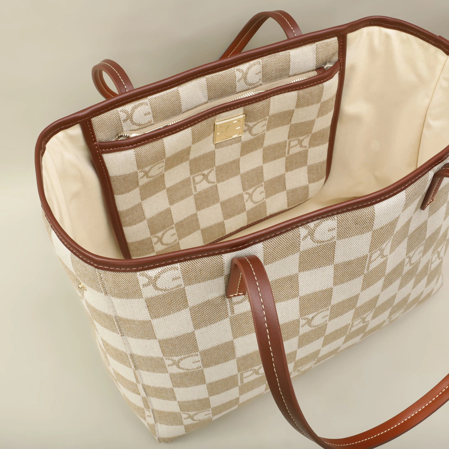 PG PATSY GARIS Luxury Brand Fashion Printed Women's Handbag 2026 Classic Commuting Multi functional Large Capacity Handbag