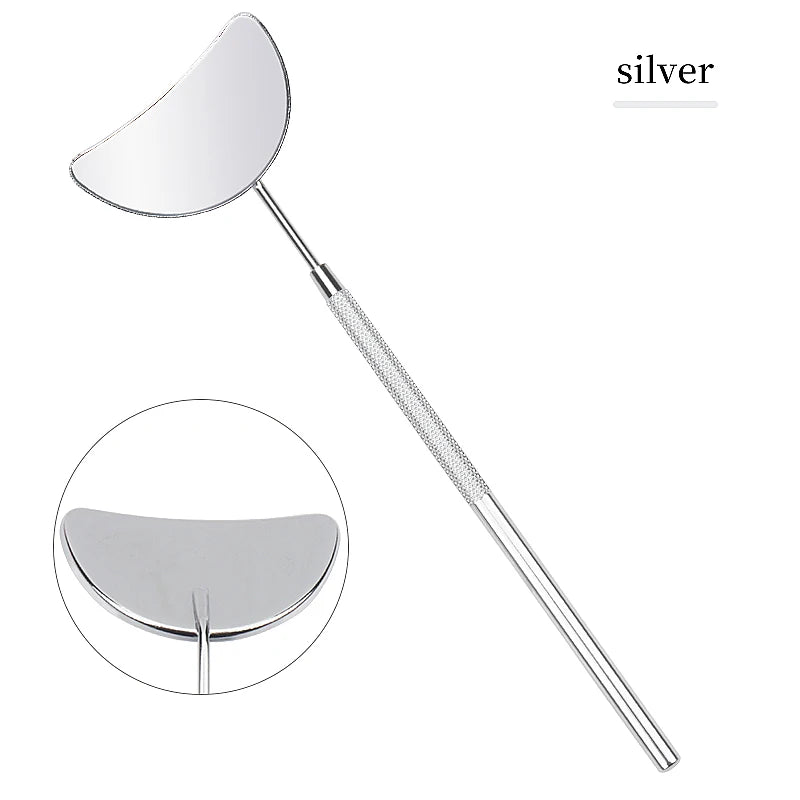 Moon-Shaped Eyelash Extension Mirror