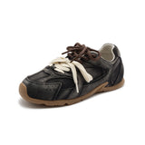 AIYUQI Women's Flat Sneakers – Genuine Leather, Non-Slip