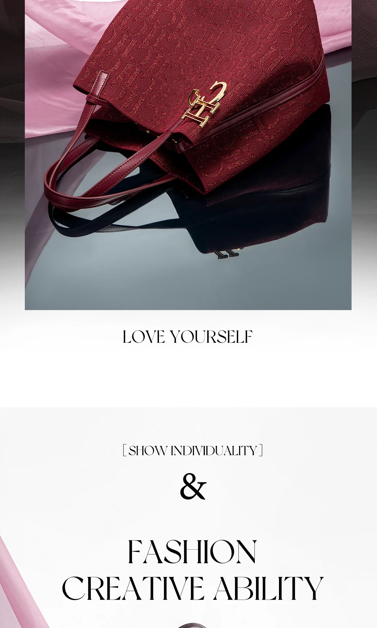 Trendy Solid-Color Women's Bucket Bag - Large Capacity Letter Print Design with Detachable Strap  Inner Card Pockets