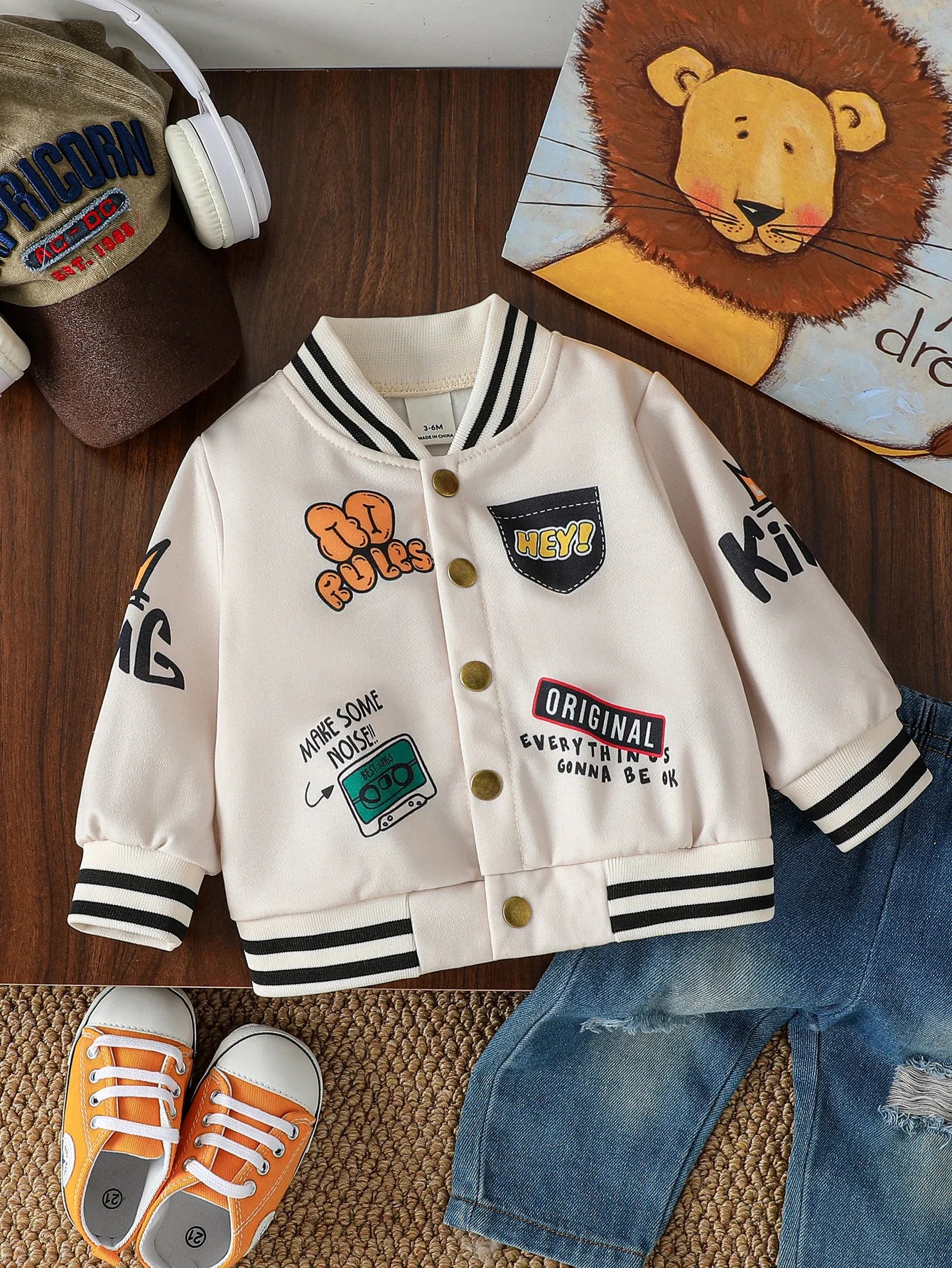 Toddler Cartoon Sportswear Jacket