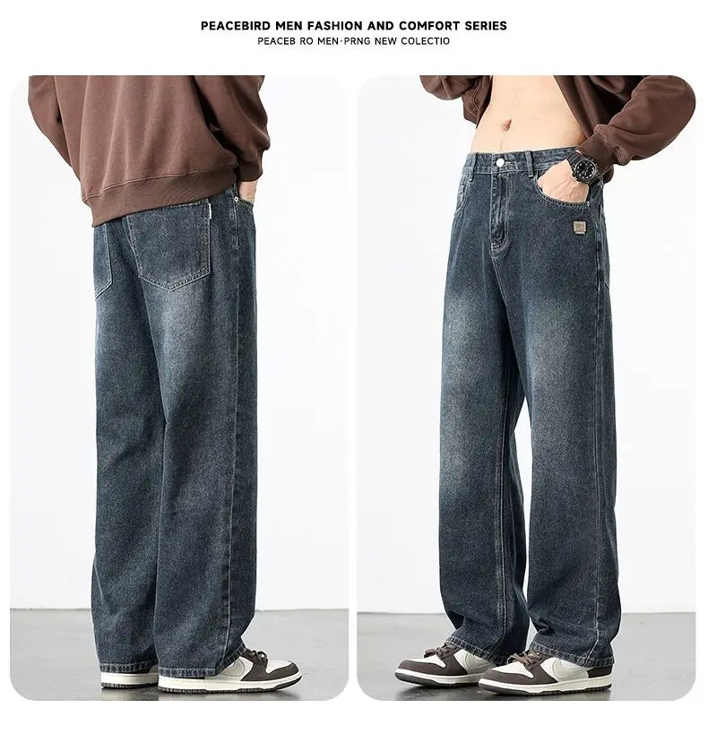 Men's Vintage Loose-Fit Baggy Jeans | Spring & Autumn