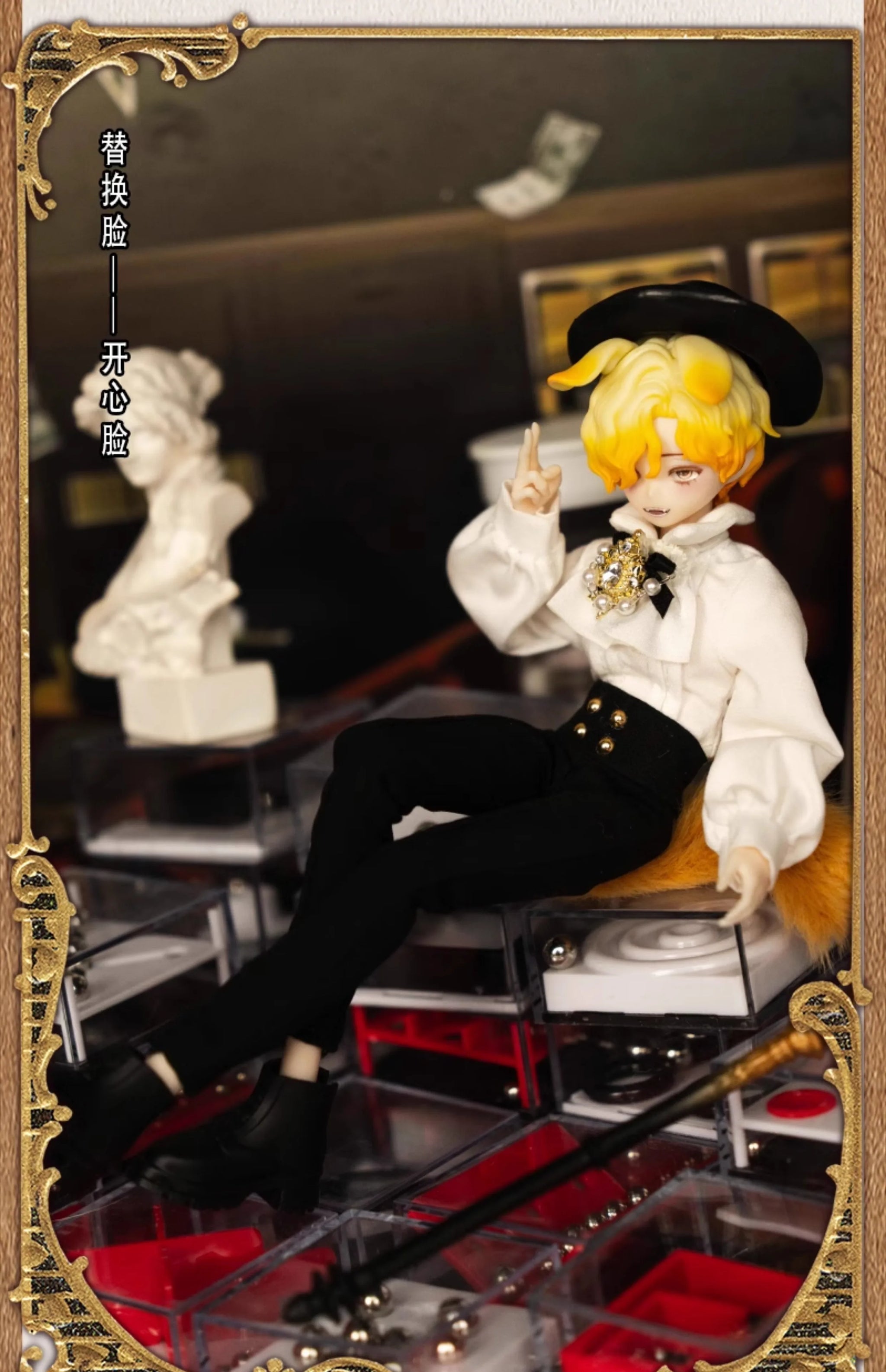 Original Jidongshunxi 17cm Sicily Past The Story Series Mjd Blind Box With Movable Joints Anime Figure Modle Toy Desktop Gifts