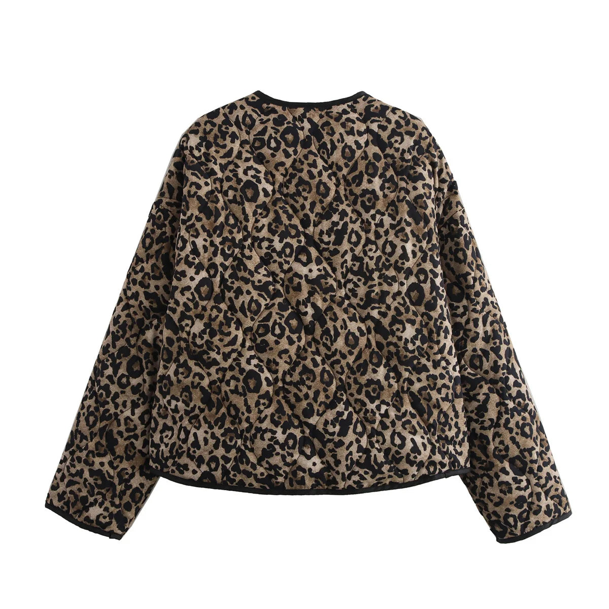 2024 Autumn New Product European And American Style Women's Snake Skin Fashion Printed Button Long Sleeve Jacket