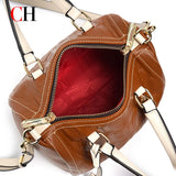 CH Women Handbag Luxury Monogram Embossed Top Handle Bag Shoulder Crossbody Bags For Ladies 2026 Designer High Quality Tote